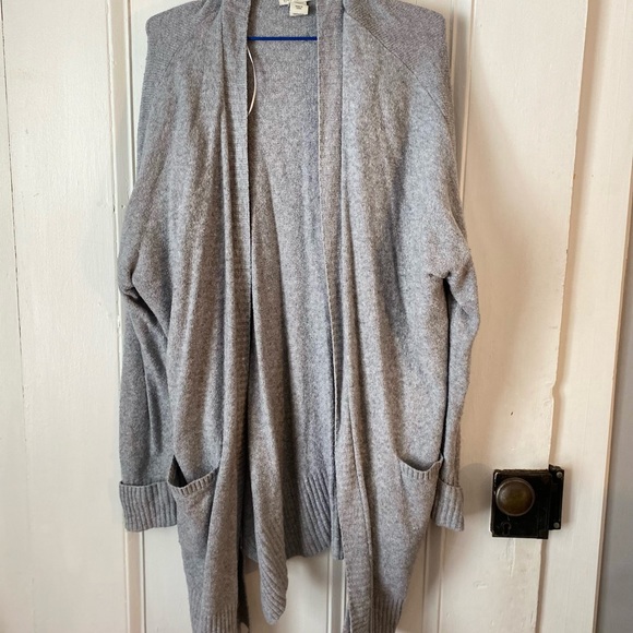 Long Gray Cardigan - Picture 1 of 3